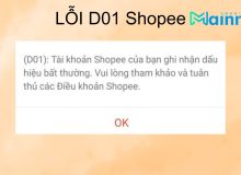 Lỗi D01 Shopee Là Gì? Nguyên Nhân & Cách Phòng Tránh không vào được Shopee lỗi D01