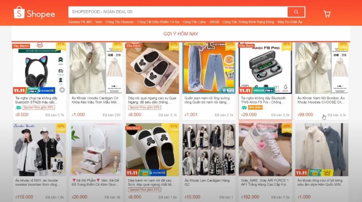 cách chia sẻ link Shopee