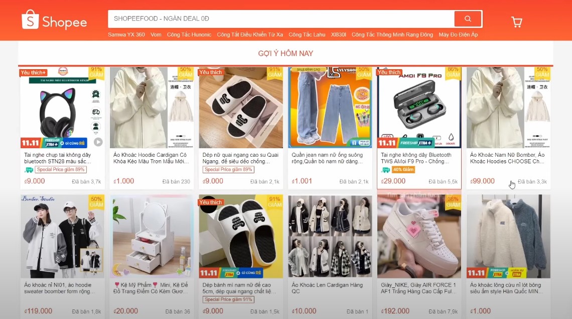 cách chia sẻ link Shopee