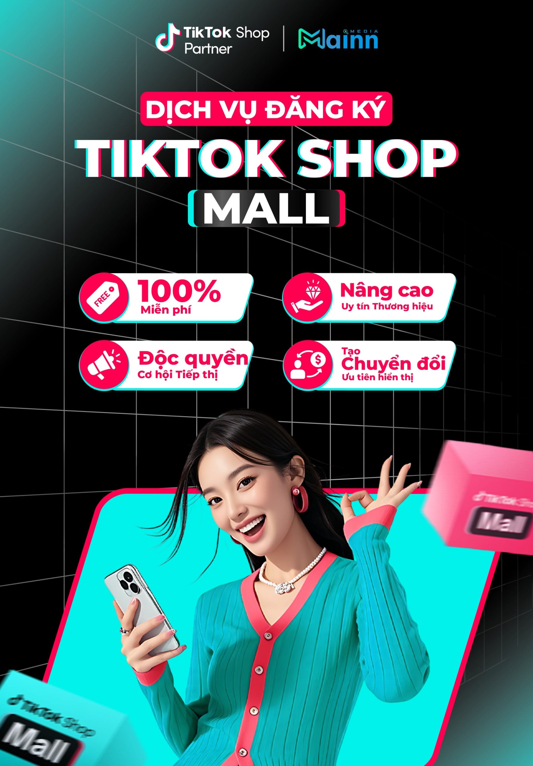 Banner Dịch Vụ Lên Mall Tiktok Shop Mobile