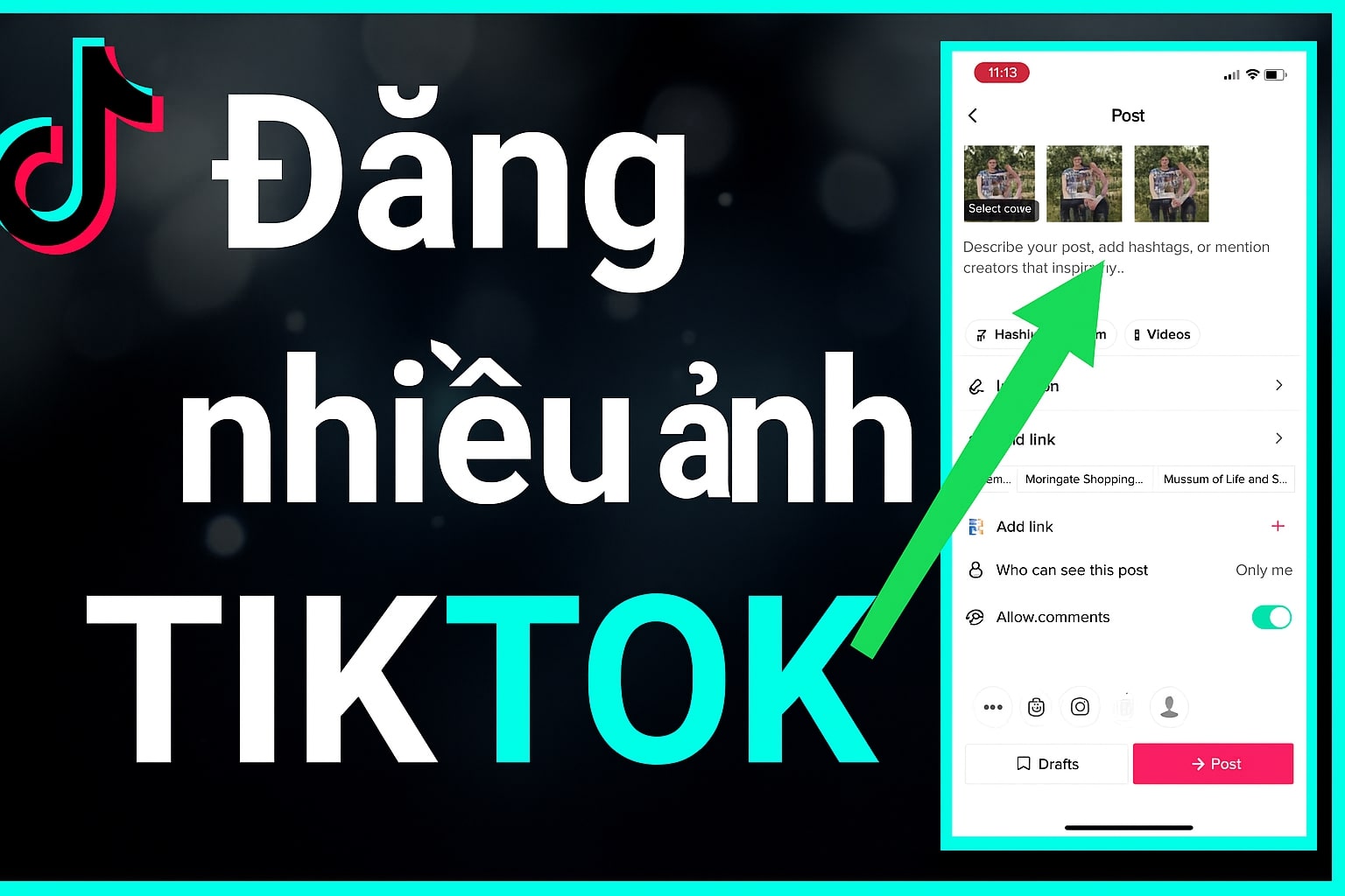 tạo nội dung dạng ảnh Tiktok