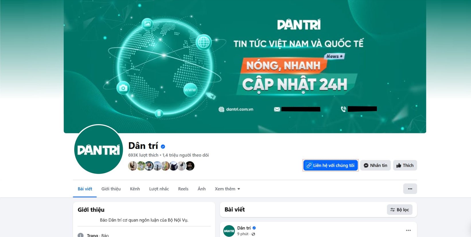 mua Fanpage tick xanh uy tín