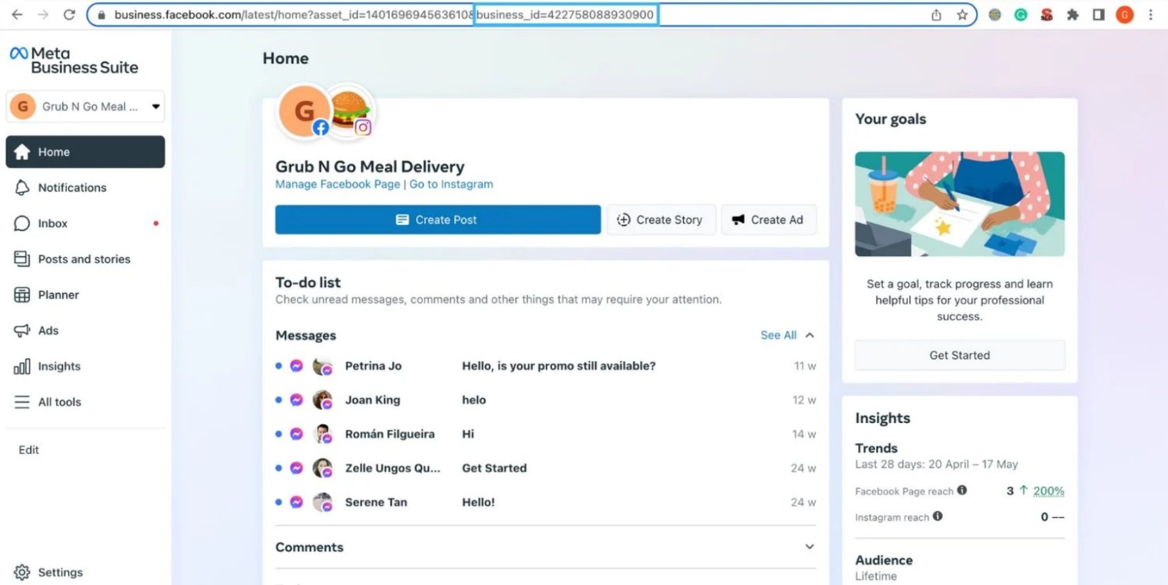 BM35 trong quảng cáo Facebook