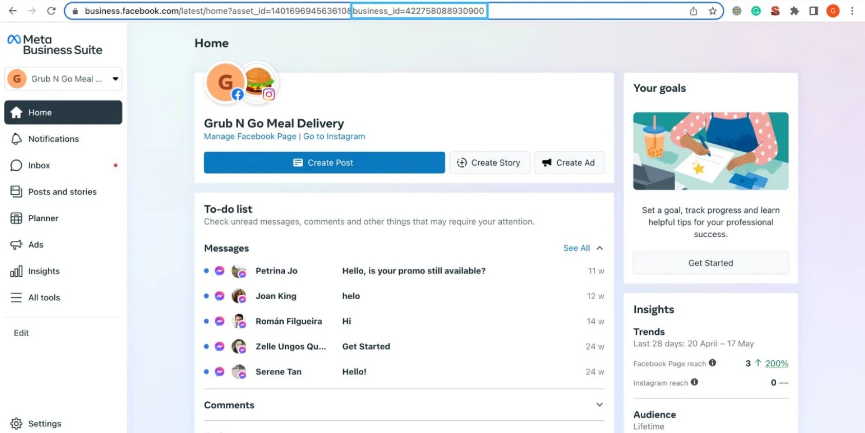 BM35 trong quảng cáo Facebook